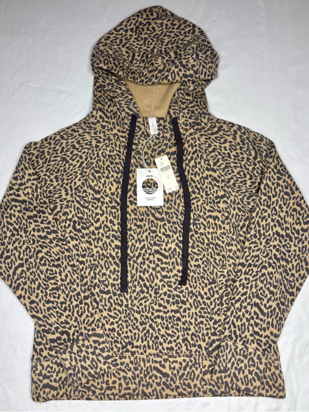 Anthropologie / Daily Practice Leopard Hoodie NWT